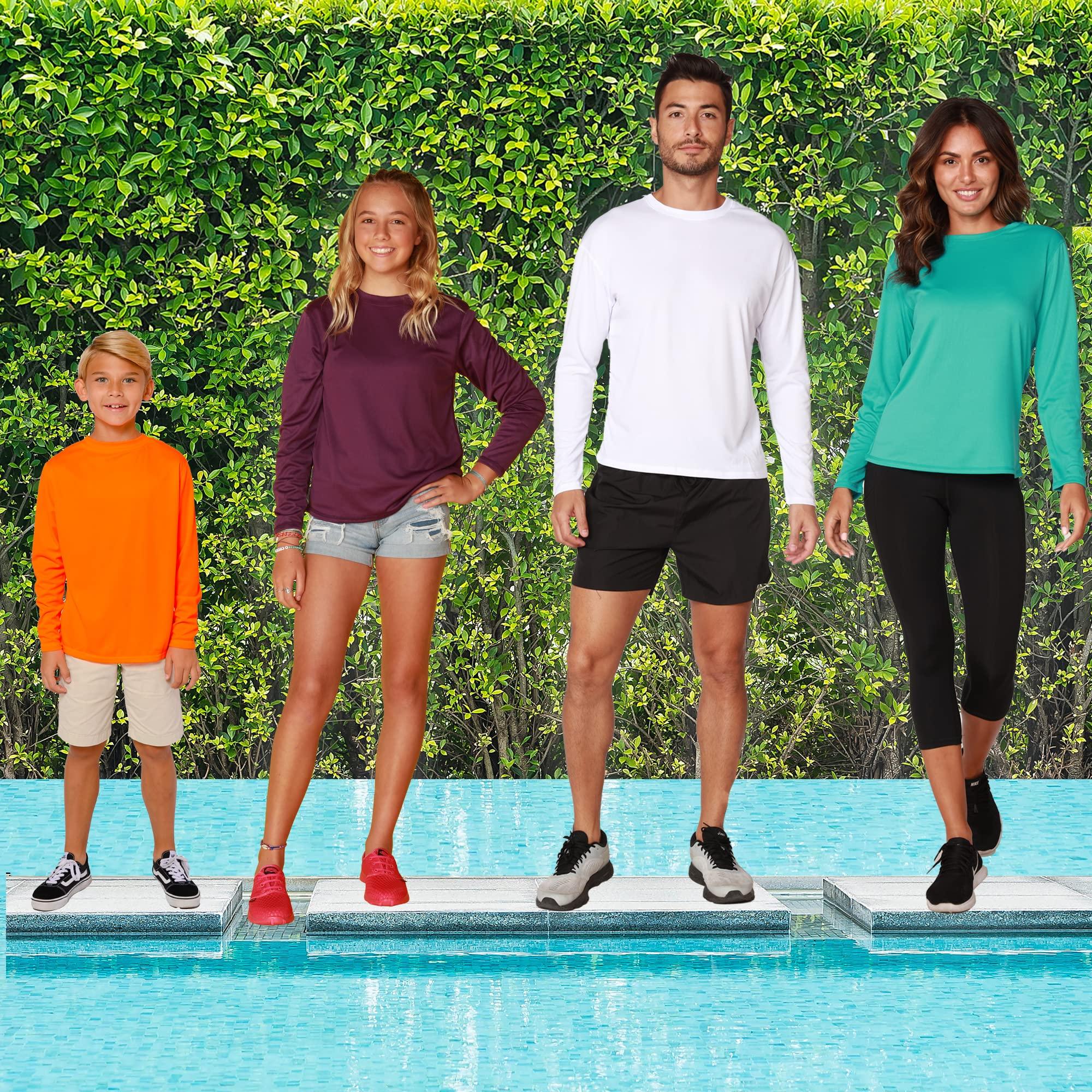 INGEAR INGEAR Women\'s Rash Guard Shirts UPF 50+ Sun Protection, Lightweight Swim Shirts for Women, Quick Dry Womens Fishing Shirt Sizes S-XXL (Seafoam, Small)