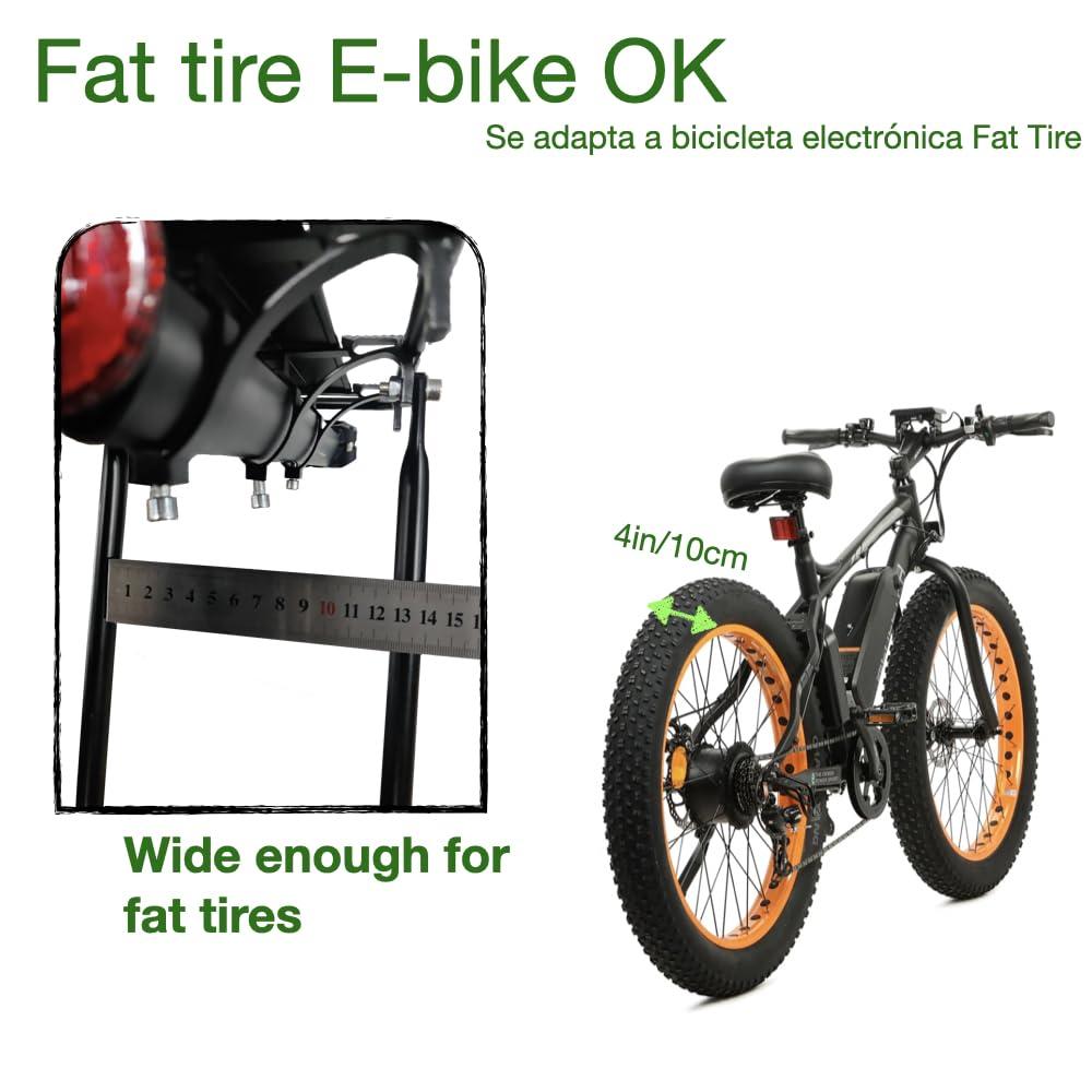 Urby Urby Fat Tire Bike Rack and Electric Bike Rack, Parrilla Para Bicicletas Trasera, Ideas as Cargo Rack with Load Capacity (60KG Load Capacity)