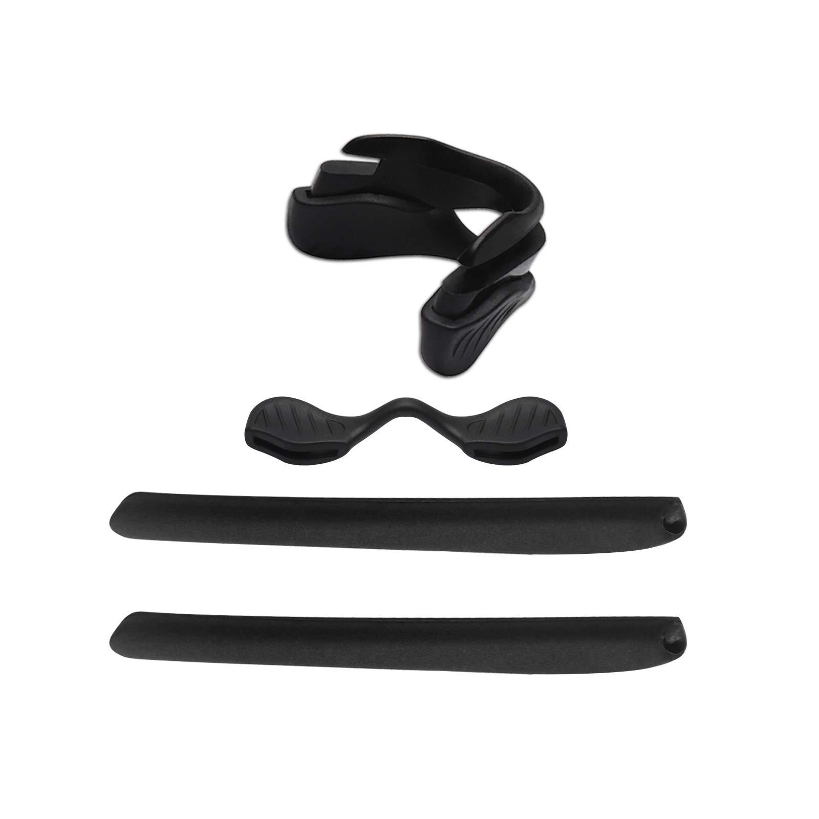 Millersawp Millersawp EV Zero Path AF OO9313 Replacement Rubber Kits Compatible with Oakley Sunglass-Black