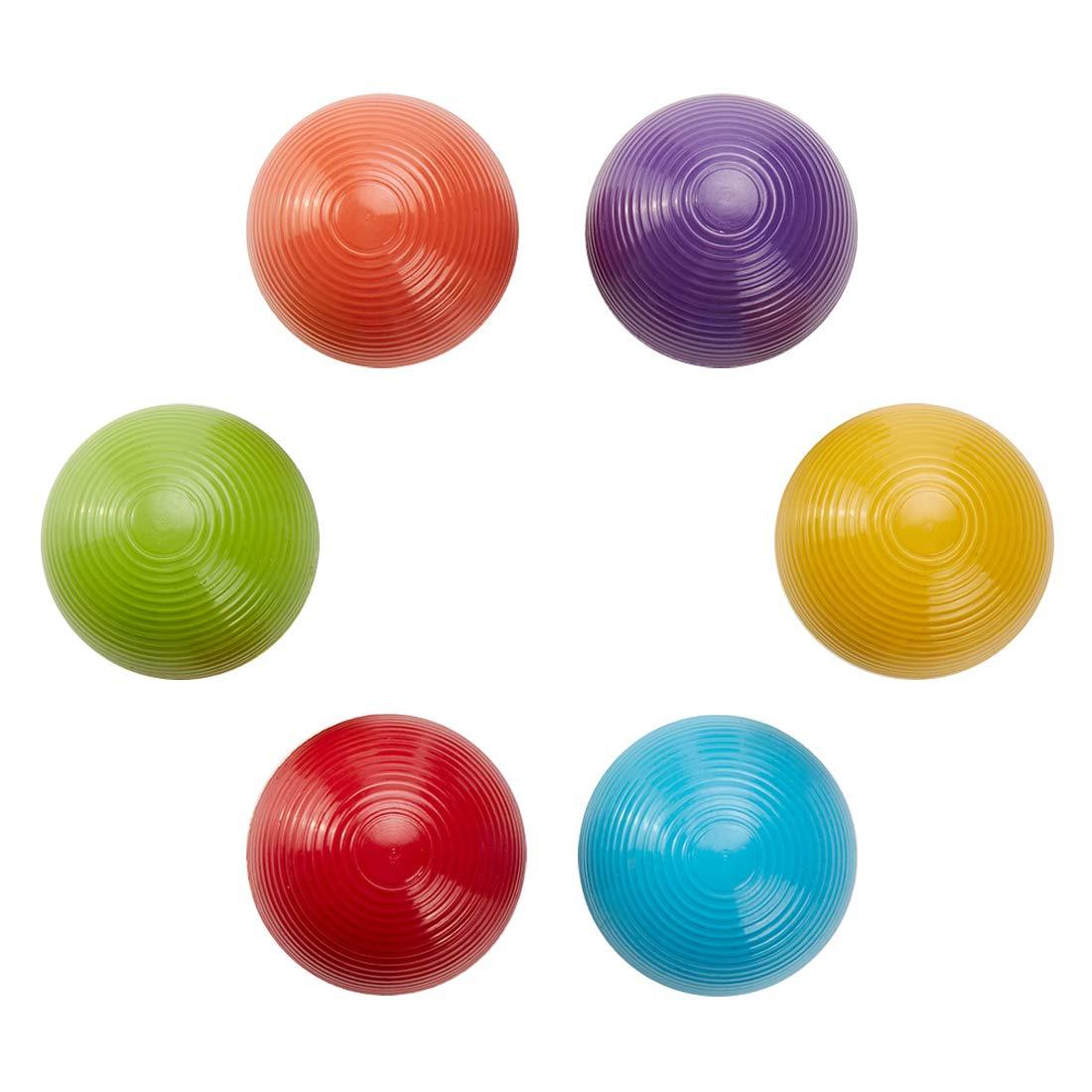 ApudArmis ApudArmis 3In Croquet Ball Replacement, Set of 6 Colored Replacement Croquet Balls for Lawn Backyard 28\'\' and 32\'\' Six Player Croquet Game Set