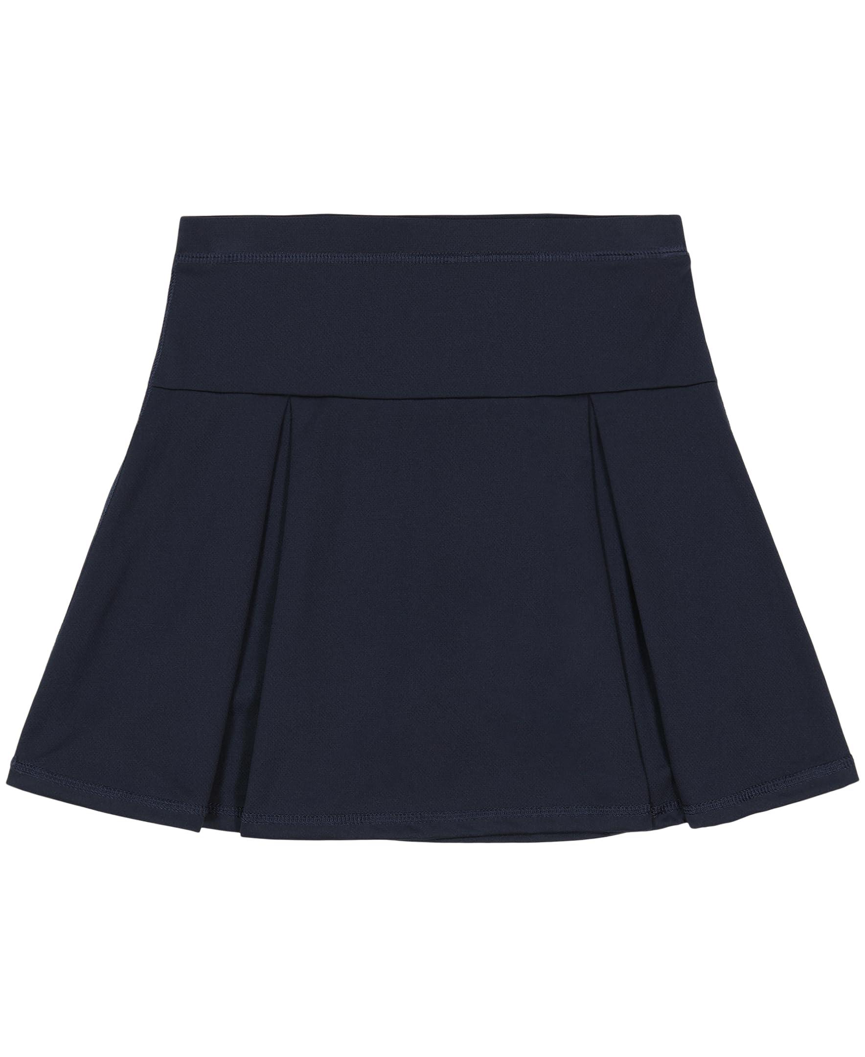 IZOD IZOD girls School Uniform Sensory-friendly Pleated Scooter Skirt, Navy, 7 US