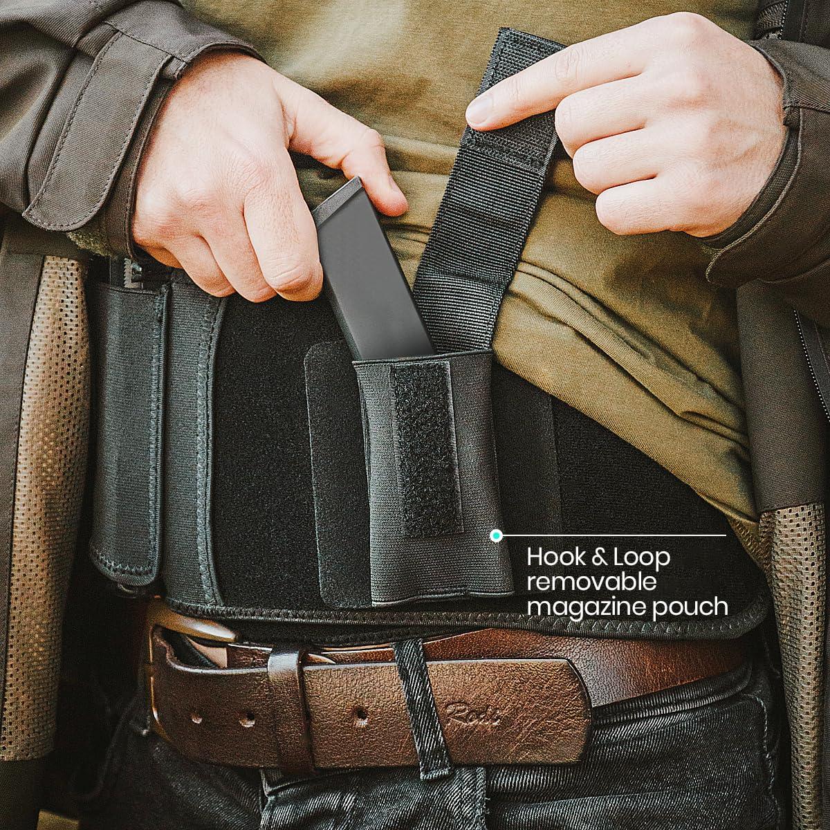 LPV PRODUCTS Award-Winning Belly Band Holster for Deep Concealment | Magnet Retention for 99% of Handguns | Military-Grade Durability & Closure, Extra-Wide Comfort Band | 40% Faster Draws, Trusted by Pros & Vets