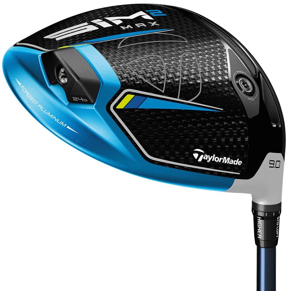 TaylorMade TaylorMade Golf SIM2 Max Driver, Golf Driver for Men & Women, Engineered for Speed & Distance, High MOI Tungsten Weight, Forgiveness & Launch Control, Standard Size, Gray