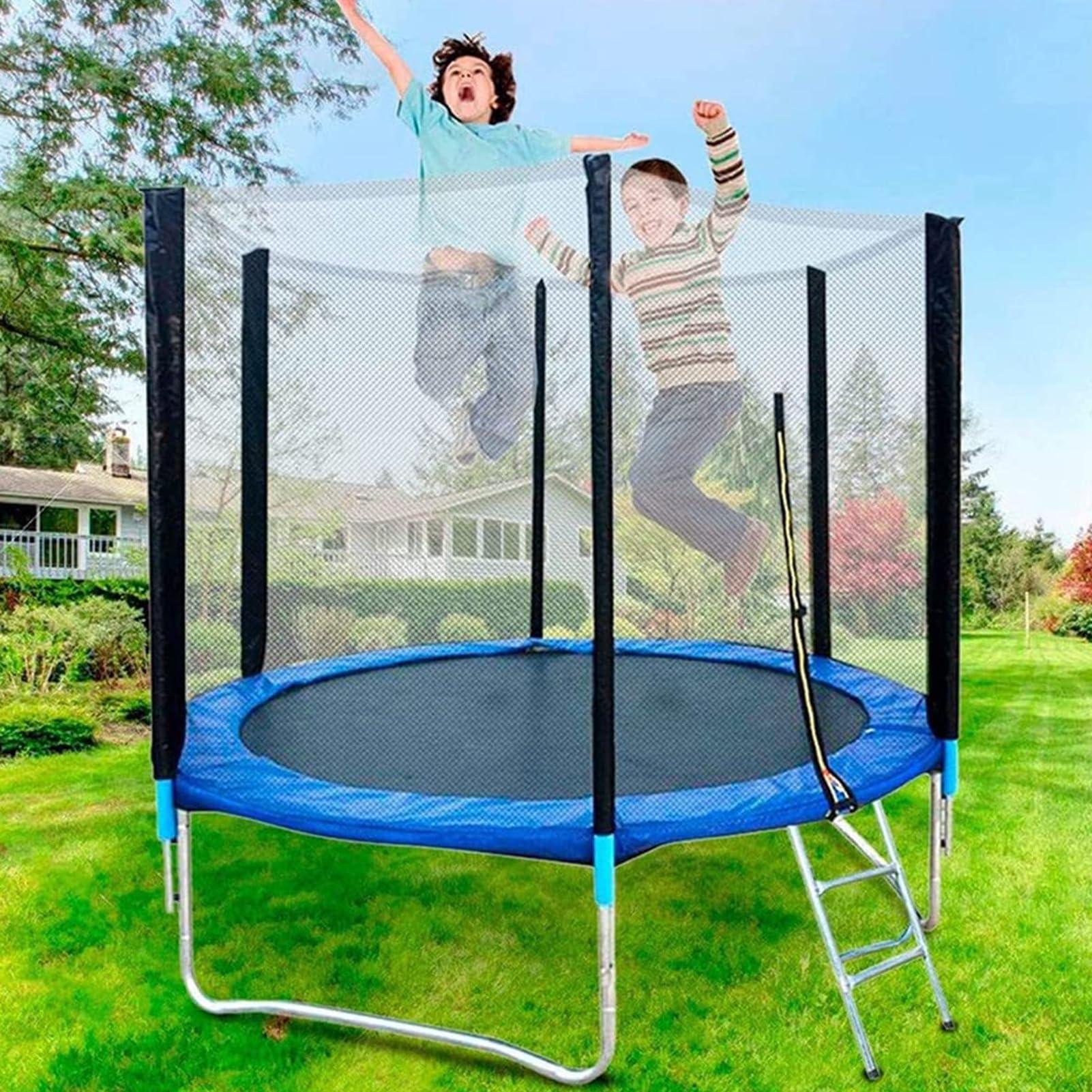 BIWKONI BIWKONI Round Trampoline Replacement Spring Cover Safety Protection Pad UV-Resistant Anti-Collision Trampoline Accessories,Multi Color,14FT
