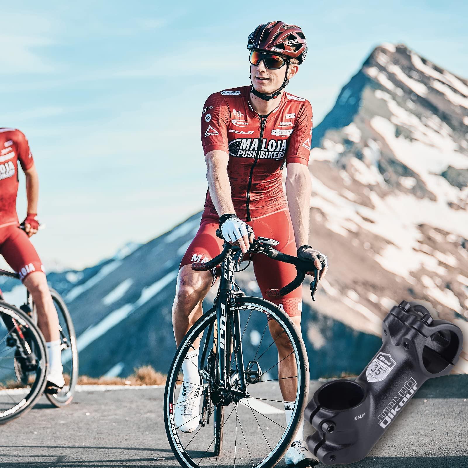 YAPJEB YAPJEB 31.8 Handlebar Stem Riser 35 Degree Bike Stem 70mm 80mm 90mm Bicycle Stem MTB Stem for Mountain Bike Road Bike BMX MTB (31.8 x 70mm)