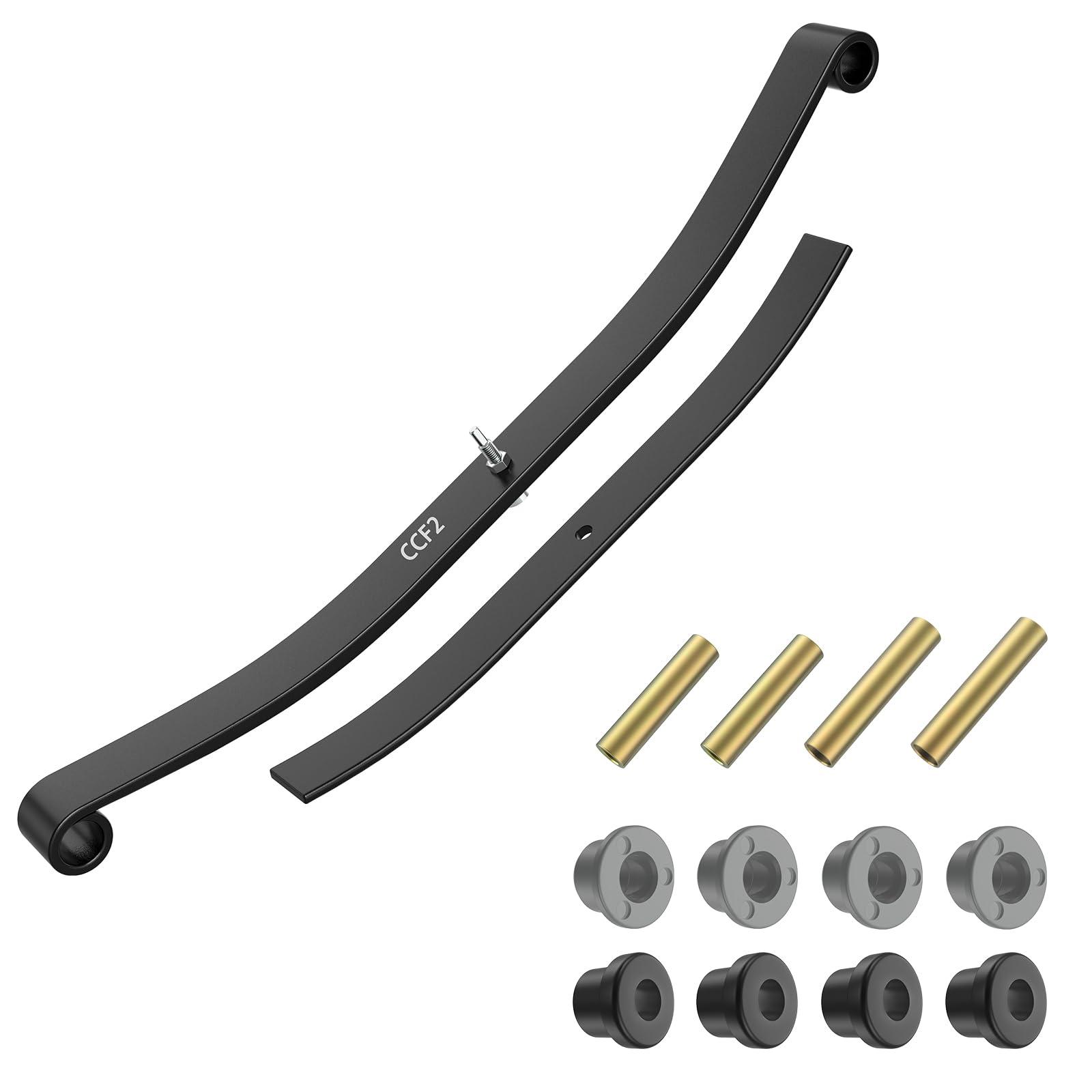 CLUBRALLY CLUBRALLY Club Car Golf Cart Front Leaf Springs with Bushing and Sleeve Kit for Club Car DS & Precedent Golf Carts 1012030 103628801