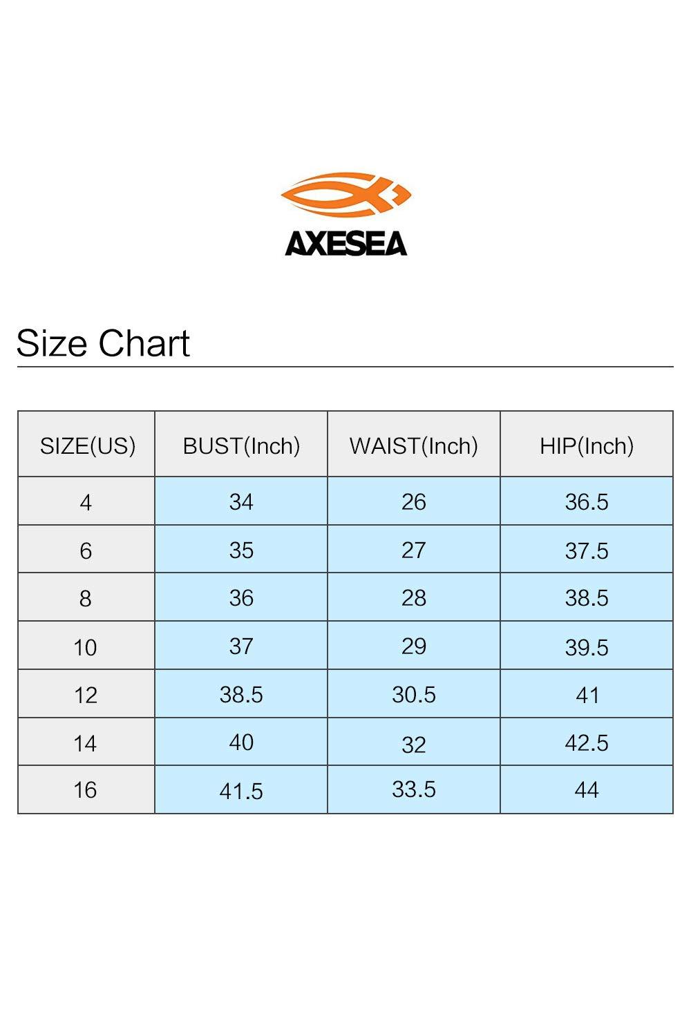 AXESEA AXESEA Women's Wetsuit One Piece Shorty Wetsuit Eco Friendly Thermal Long Sleeve Front Zipper Diving Suit