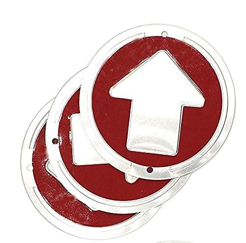 Wild Drifter Wild Drifter Trail Markers - Bright Reflective Trail Marker Pack of 24, Easy to Mount, Mark Your Trees for Hunting, Hiking, Camping, and More. (Red, 24)