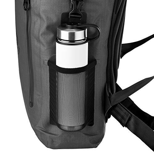 Skog  Kust Skog Kust BackSk Pro Waterproof Floating Backpacks with Exterior Airtight Zippered Pocket | Grey, 25 Liter