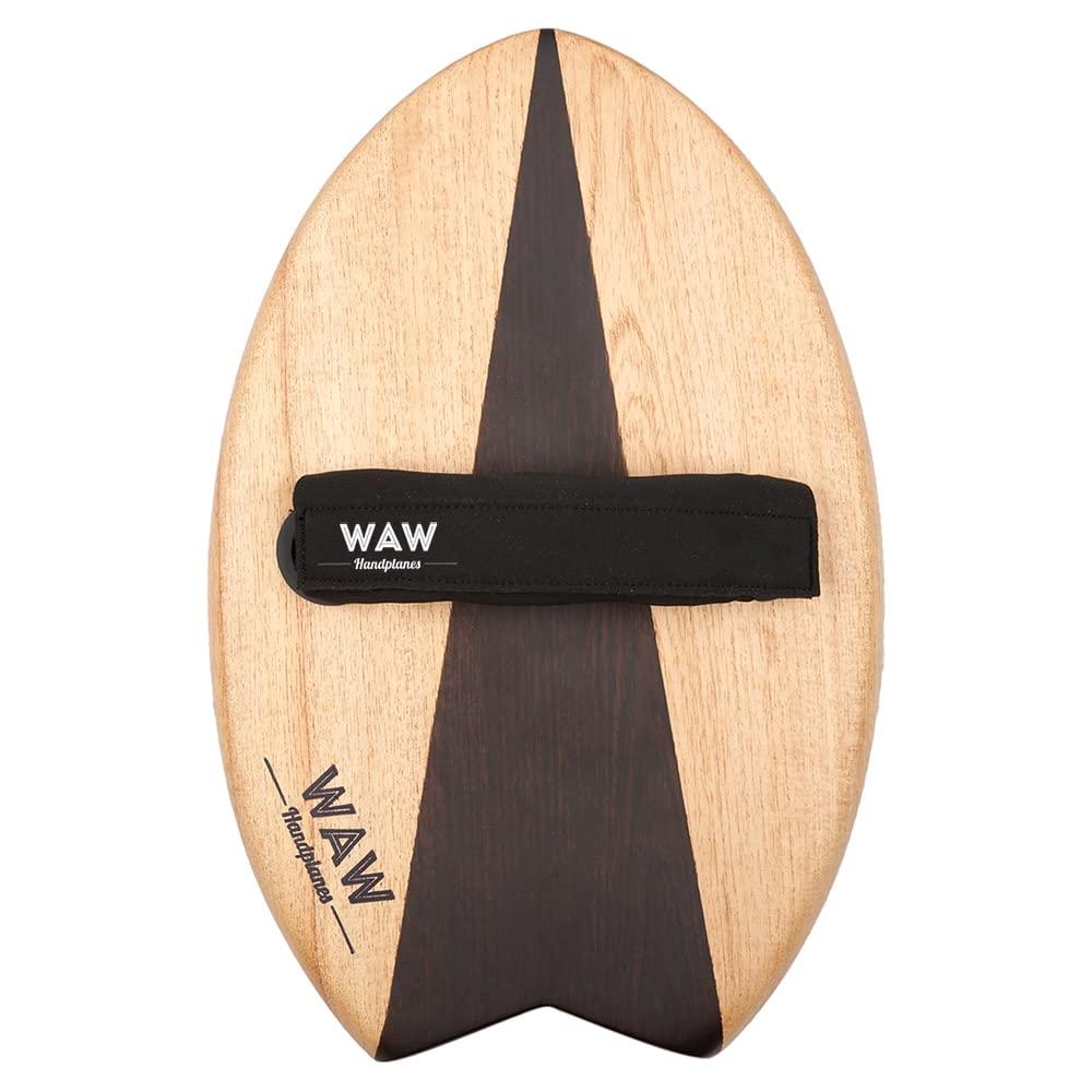 WAW Handplanes WAW TimberFish Bodysurfing Handplane, Handboard, Body Surf Plane, Hand Surfer, Hand Paddle, Sustainable Timber