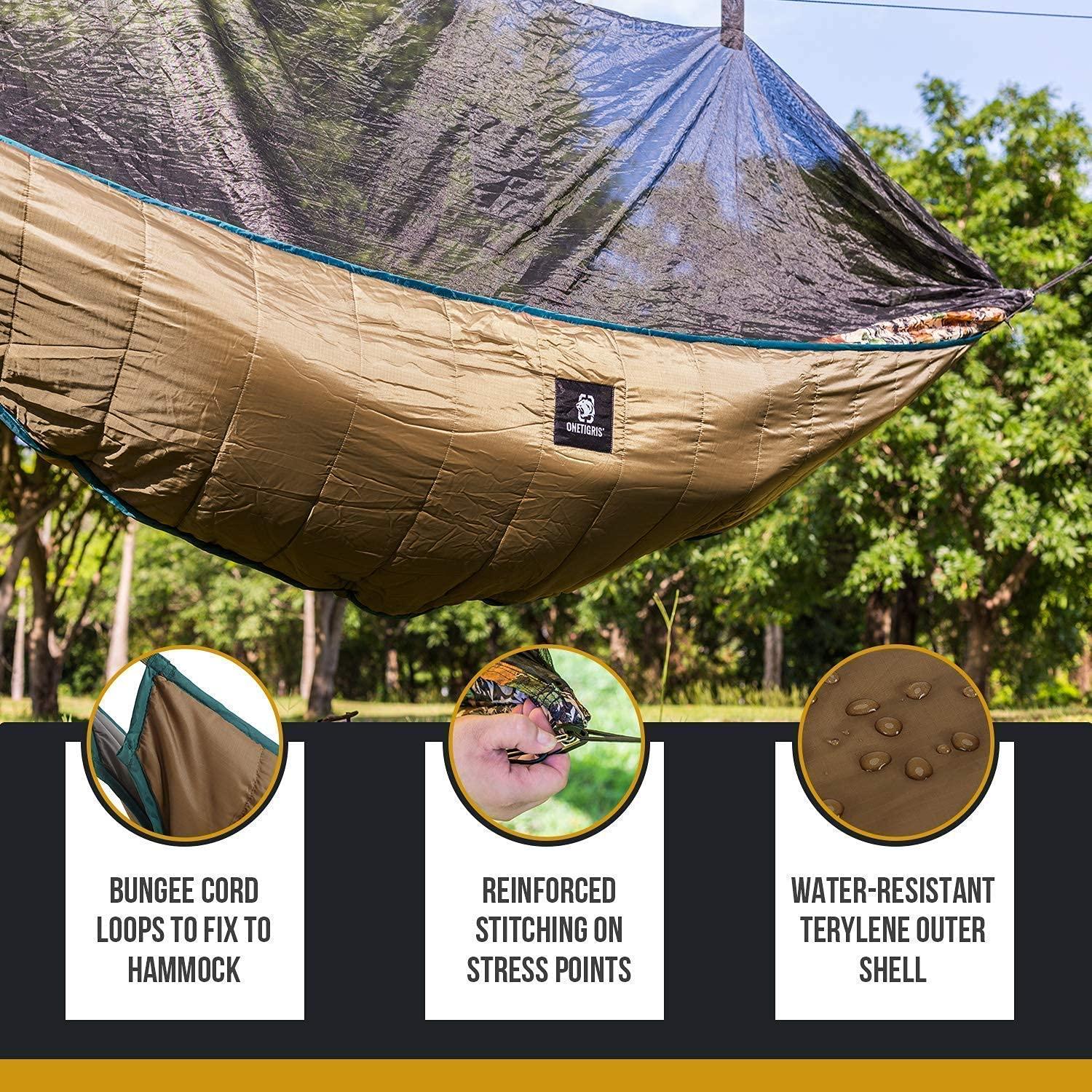 OneTigris OneTigris Hideout Hammock Underquilt + Bulwark All Season Camping Tarp