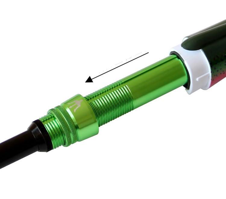 KTGCOZS KTGCOZS 1.6m Personality Telescopic Carbon Fishing Rod Fish Shaped Mini Pocket Pen Sea Ice Fish (Blue)