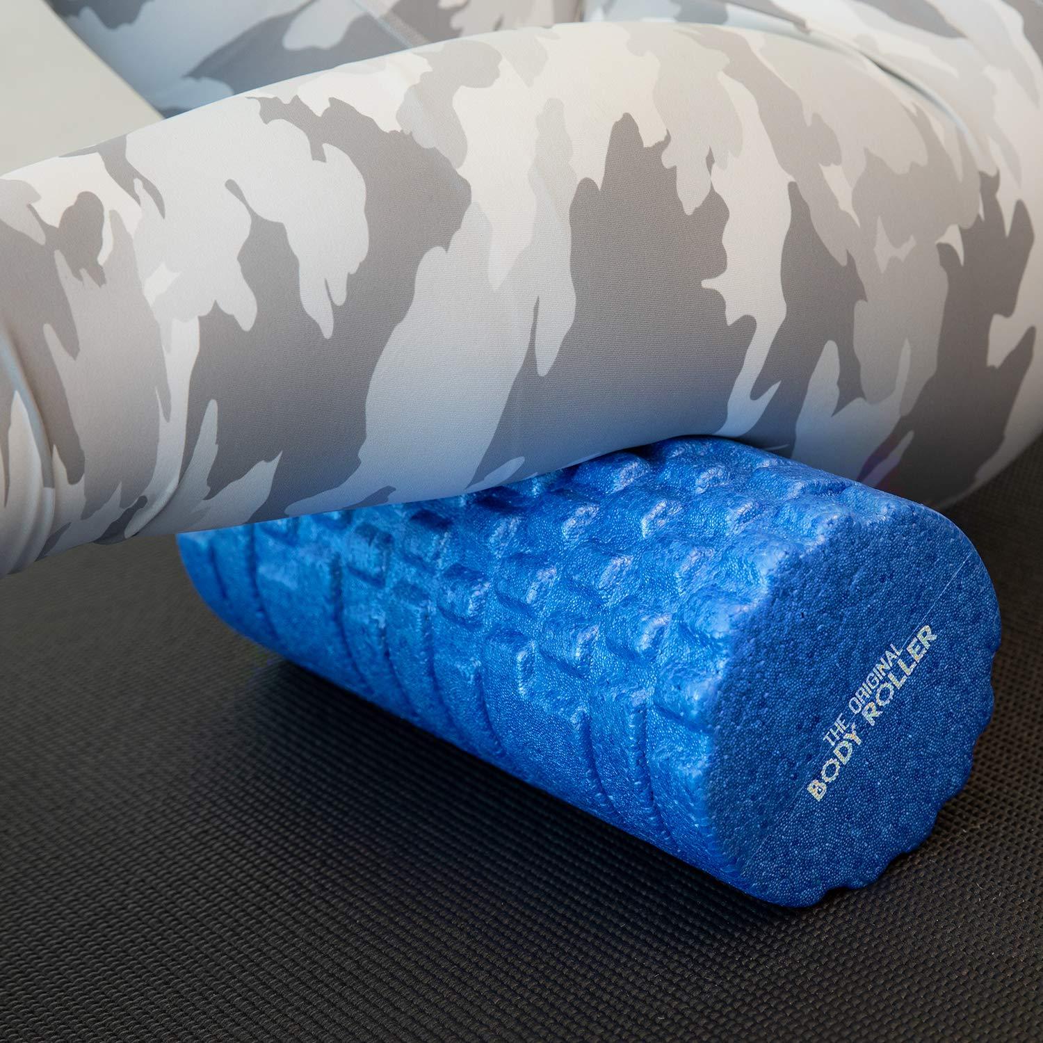 The Original Body Roller The Original Body Roller - High Density Foam Roller Massager for Deep Tissue Massage of The Back and Leg Muscles - Self Myofascial Release of Painful Trigger Point Muscle Adhesions - 13\" Blue