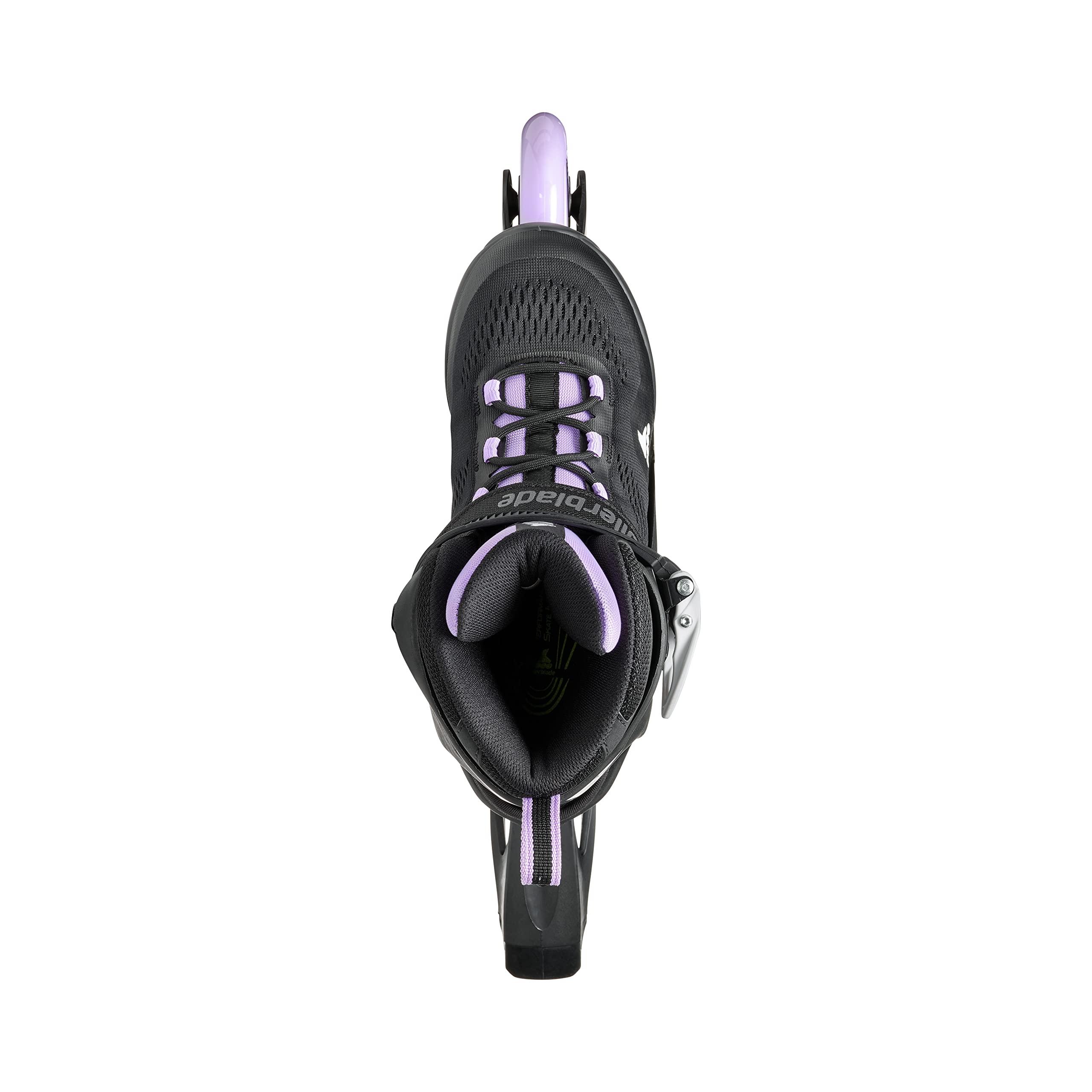 Rollerblade Rollerblade Macroblade 84 Women\'s Adult Fitness Inline Skate, Black & Lavender, Performance Inline Skates