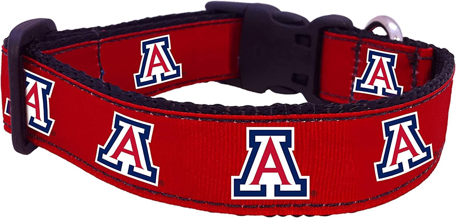 Pro Sport Brand College Dog Collar (Large, Arizona)