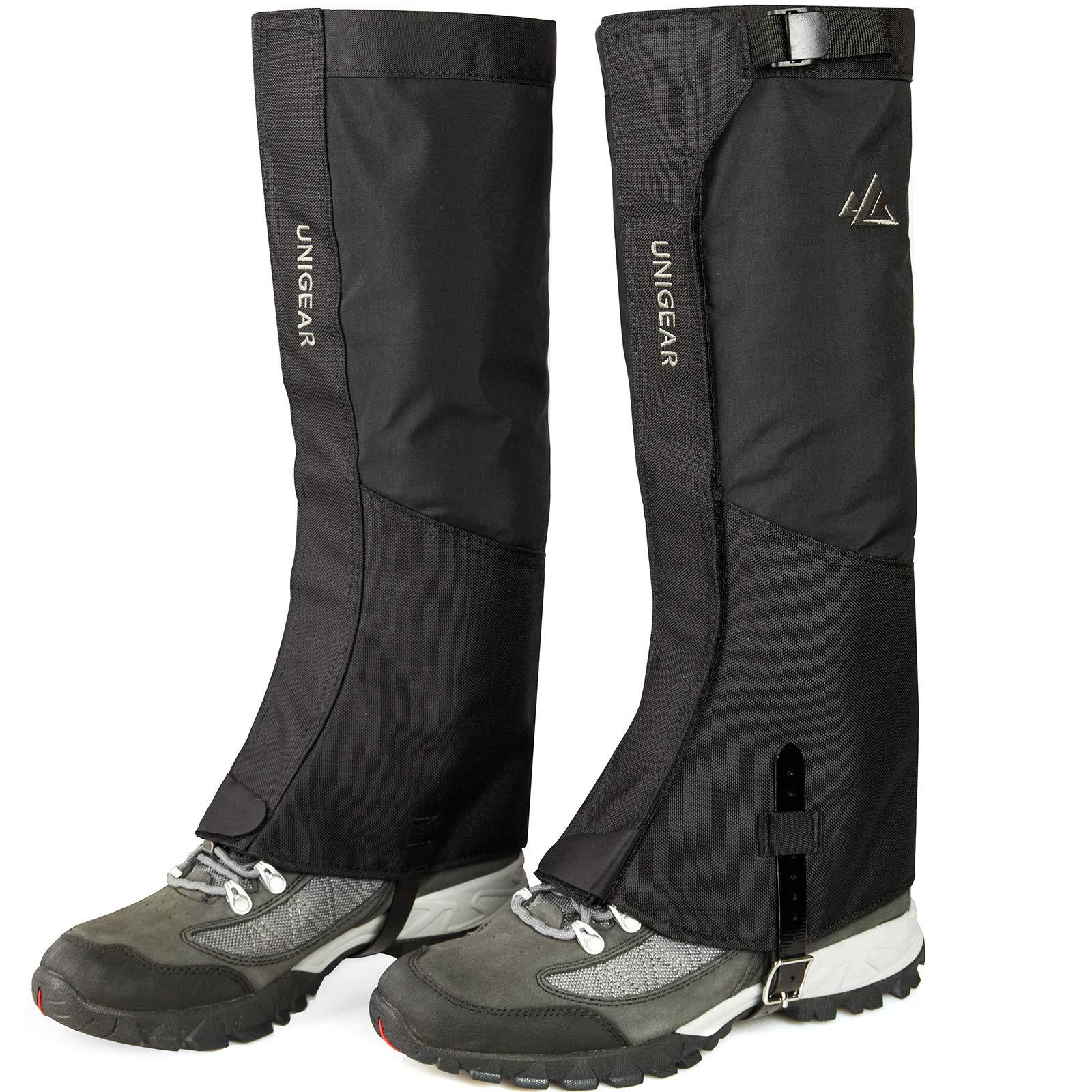Unigear Unigear Snow Leg Gaiters, Waterproof Boot Gaiters for Hiking Walking Climbing Hunting Skiing 1000D Fabric (XX-Large)