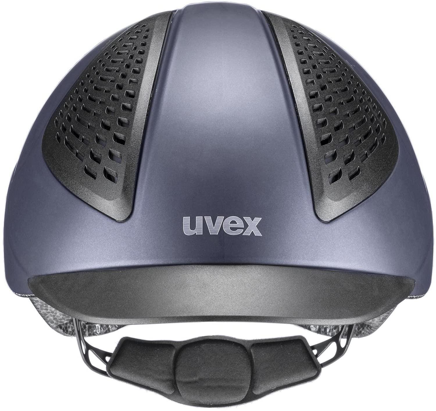 uvex sports uvex exxential II MIPS Horse Riding Helmet for Women & Men, Navy mat, S-M - Adjustable Helmet with Integrated MIPS System