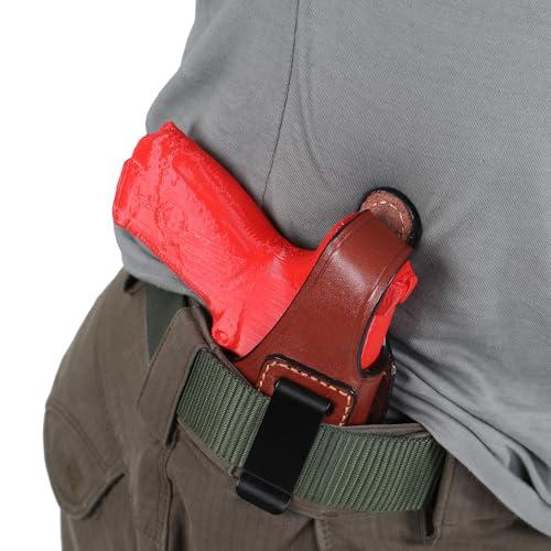 Eds Holster EDS Holster for Browning Hi Power IWB Leather Gun Holster (Brown)