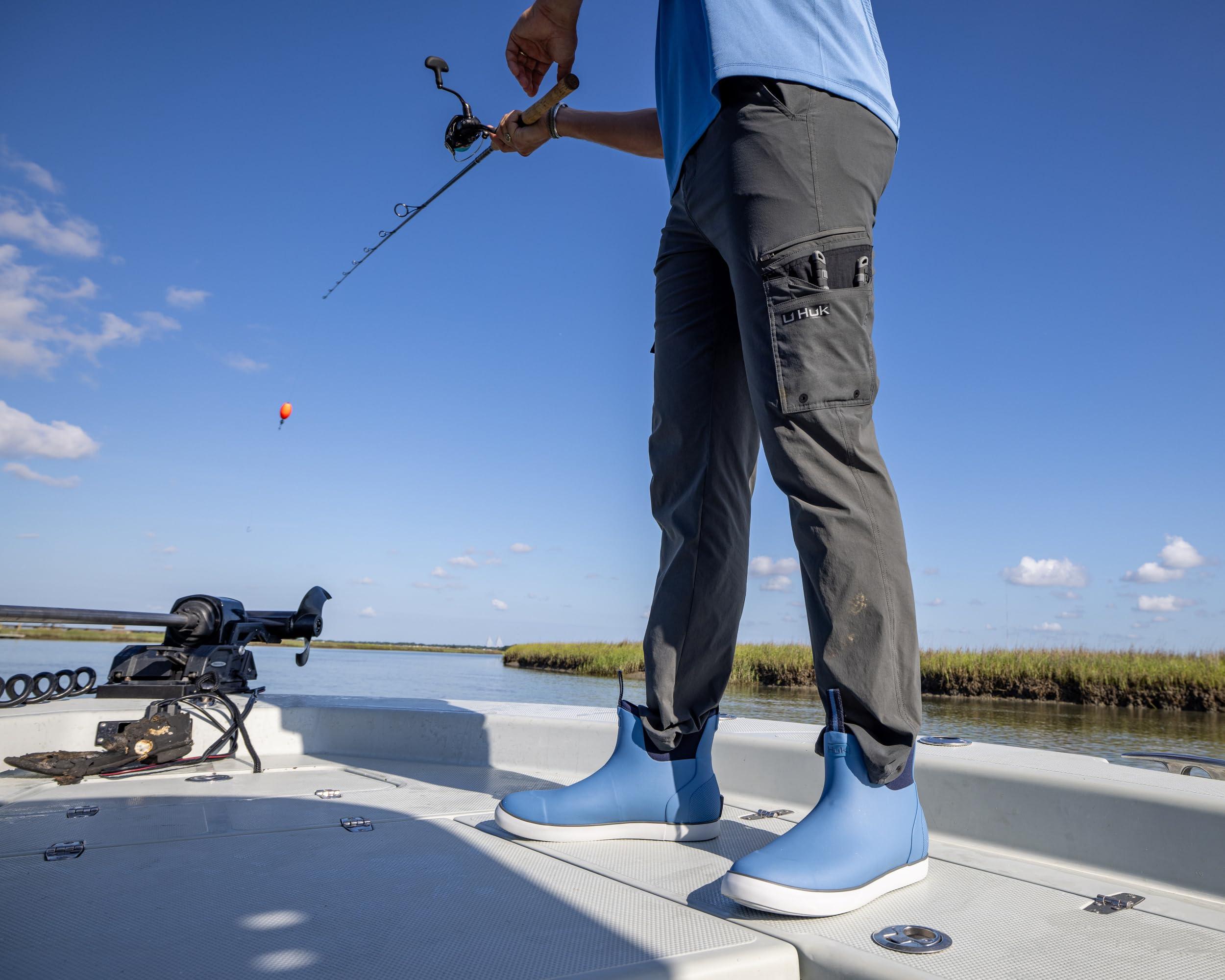 HUK HUK Men's Standard Icon Pro, Performance Fishing Cargo Pocket Pants, Volcanic Ash, 36