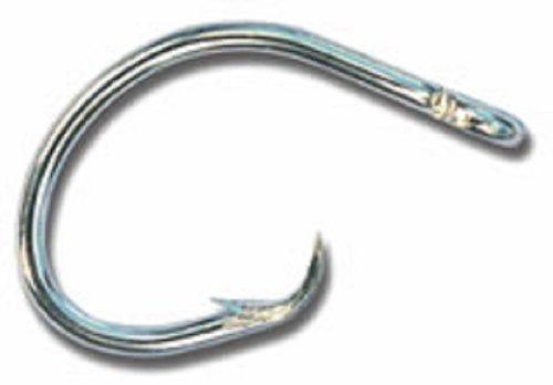 Mustad Mustad Classic 2 Extra Strong in Line Point Duratin Circle Fishing Hook | Strong for Heavy Tuna | Fewer Deep Hooks For Catch and Release, [Size 13/0,Pack 25]
