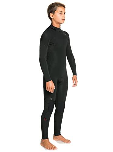 Quiksilver Quiksilver Boys 4/3 Sessions Back Zip Wetsuit - Black | 8