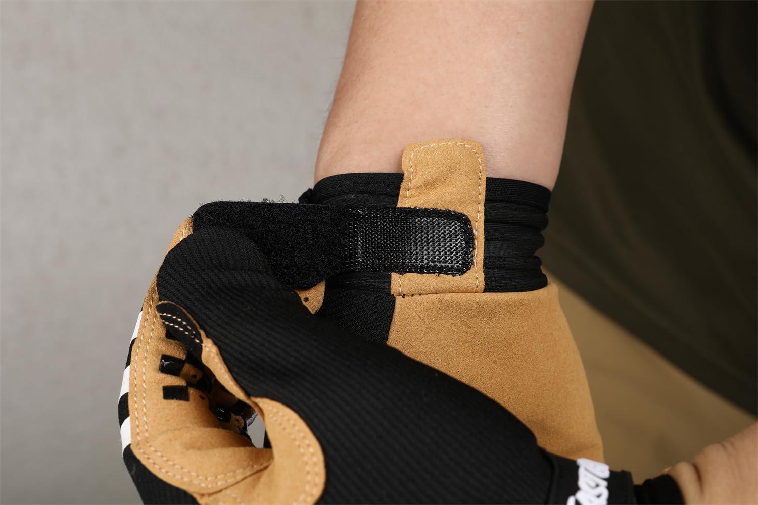 EXCEREY EXCEREY Cycling Gloves Mountain Bike Gloves for Outdoor Sports, Driving, Climbing for Men & Women (Black,Size M)