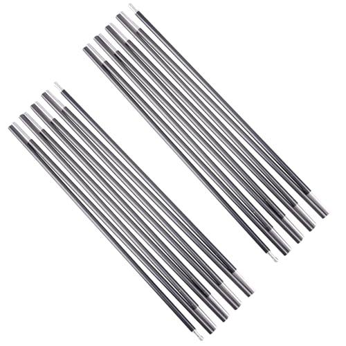 TRIWONDER TRIWONDER Tent Pole Replacement Aluminum Camping Rod Accessories Multifunction Tent Poles, 2 Poles (20 ft)