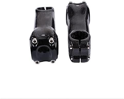 ZECHAO ZECHAO 31.8mm Carbon Stem,6/17 Degree Pro Road/MTB 3K Gloss Carbon Fiber Stems Bike Parts 70/80/90/100/110/120/130 Bicycle Stem Bike Stem (Color : Black, Size : 6 Degree 110mm)