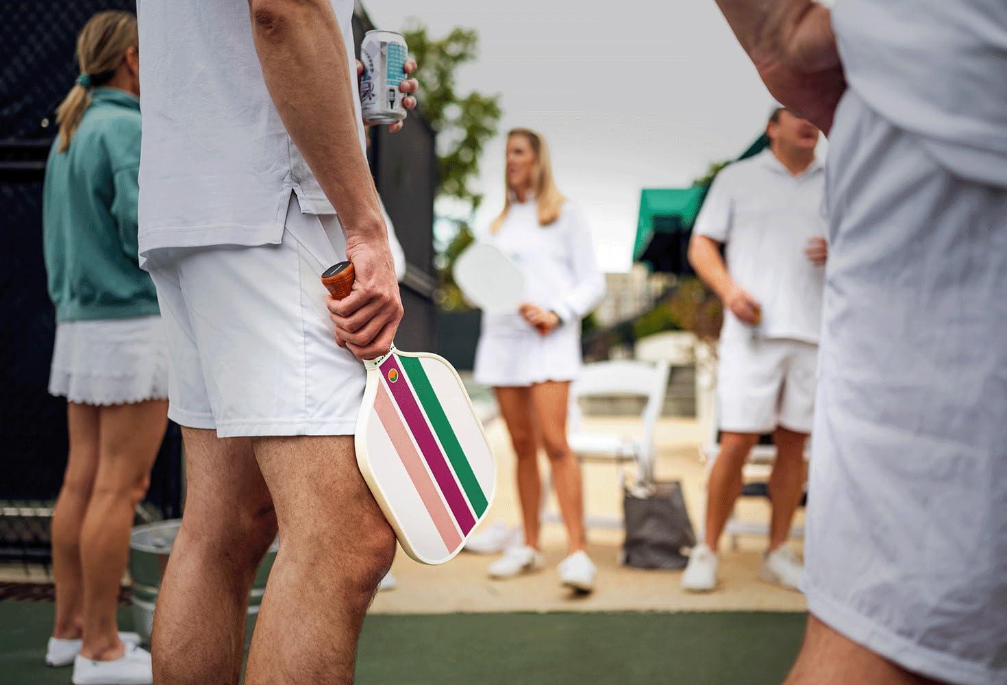 Tangerine Tangerine Pickleball Paddle - Cool & Unique Designs - Lightweight with Honeycomb Core & Fiberglass Surface - Gifts for Pickleball Lovers - USAPA Approved - Nantucket