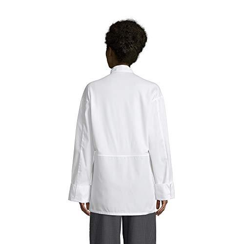 Uncommon Threads Uncommon Threads Unisex Classic Poplin Coat Ls Mesh 5.25, White, Medium