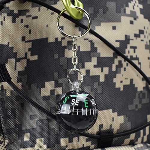 AceCamp AceCamp Munkees Ball Compass Keychain, Small Useful Outdoor Tool Gift, Hiking Key Ring, Camping, Backpacking, Portable Survival Gadget, Explore, Kids Navigation Equipment, Direction, Mini