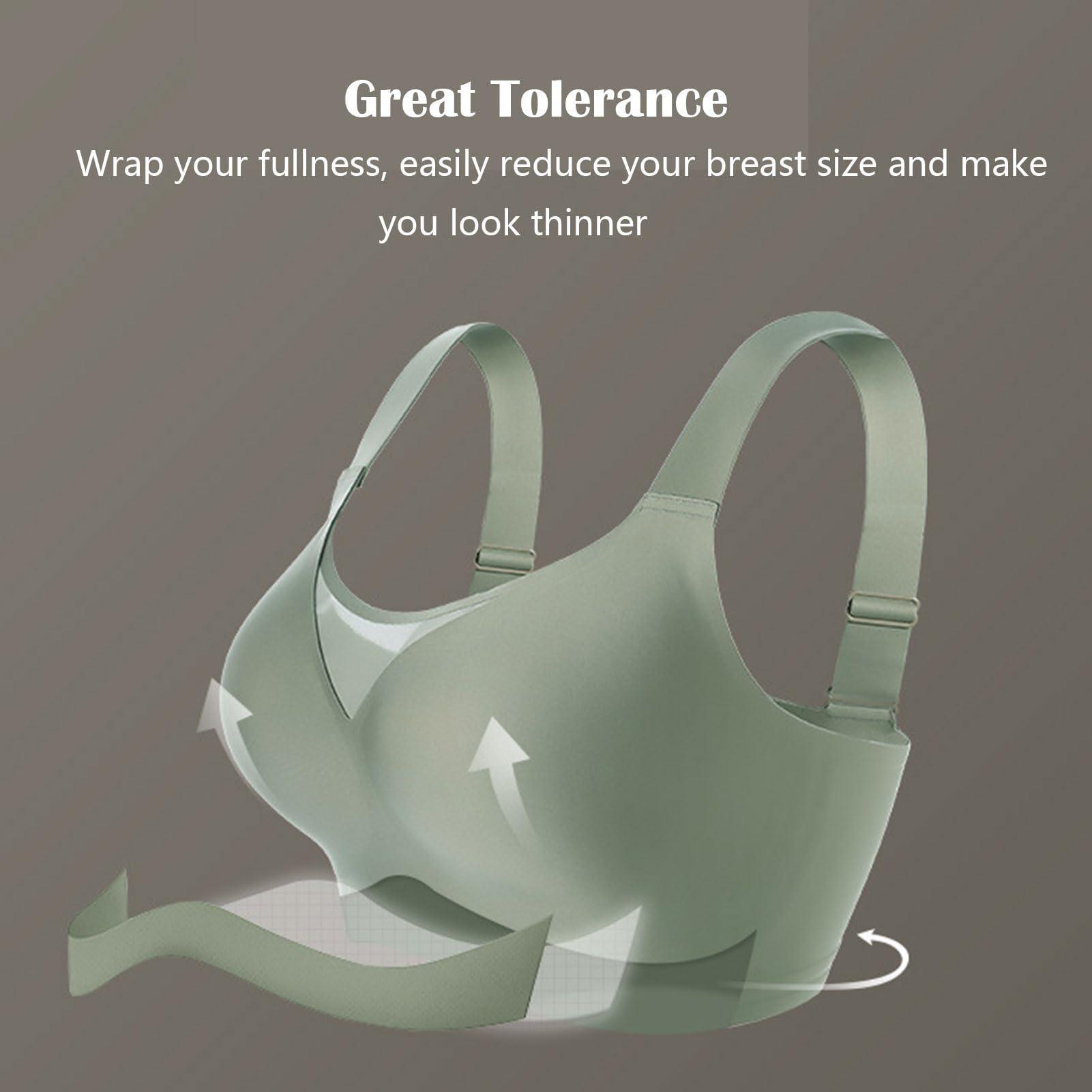 Swinizh Nulalift Anti Sagging Bras for Older Women, Nulalift Breathable Seamless Bra Everyday Bra for Women (Beige,6XL)