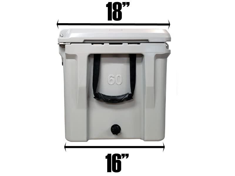 Fatboy Fatboy 60 Quart Roto Molded Hard Sided Cooler (Gray)