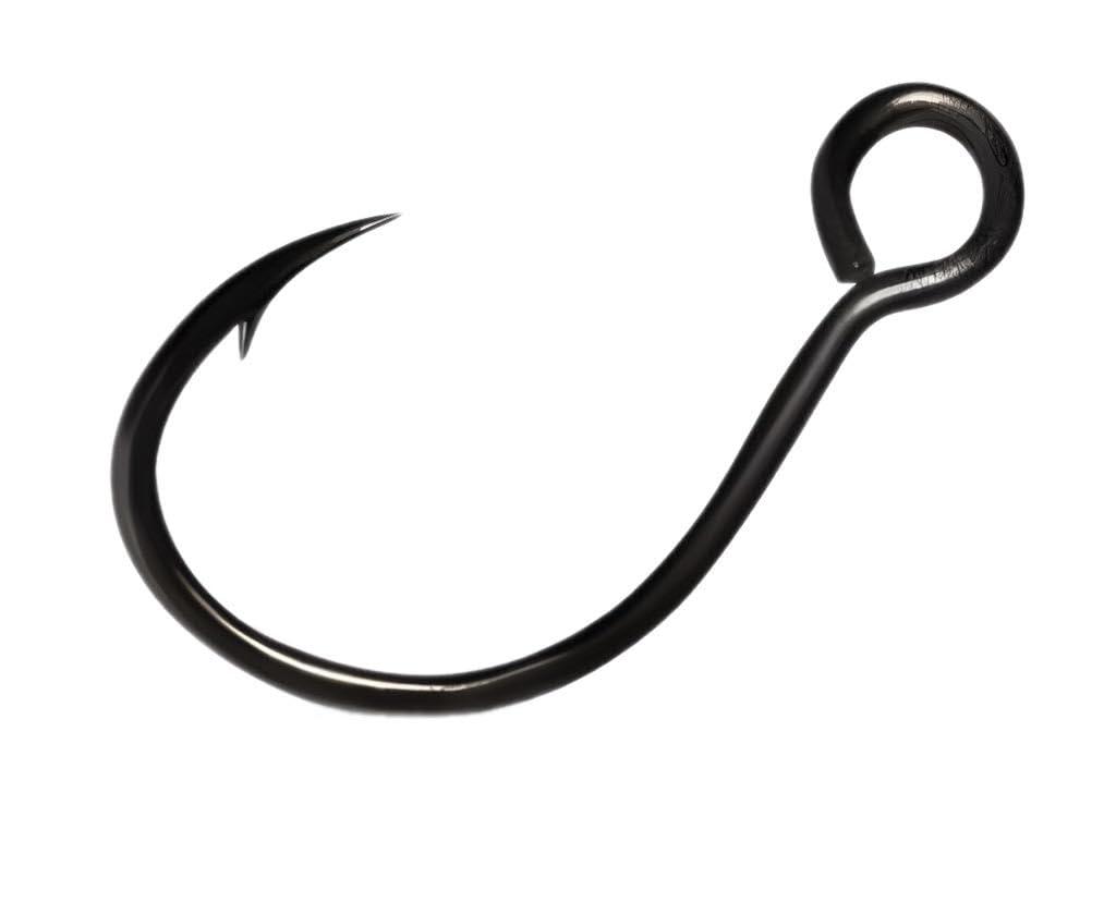 BT Outdoors Rapala VMC 7237 Inline Single #8-1/0 Size in 25 & 100 Pack - Recommended for Treble Replacement on Lures. (VMC 7237 Inline BN 1/0-100 Pk)