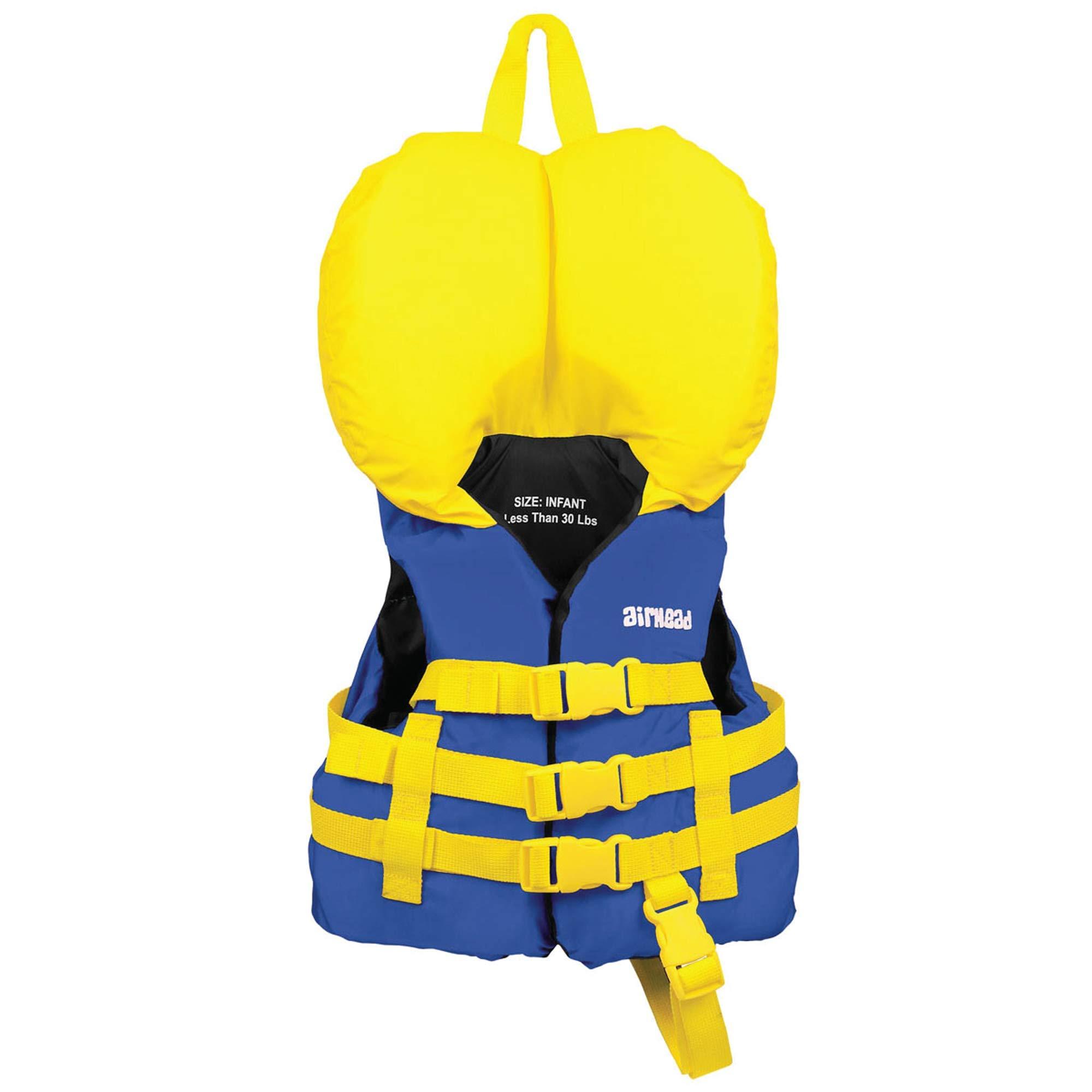 AIRHEAD Airhead Infant General All Purpose Life Jacket for Infants under 30lbs, US Coast Guard Approved
