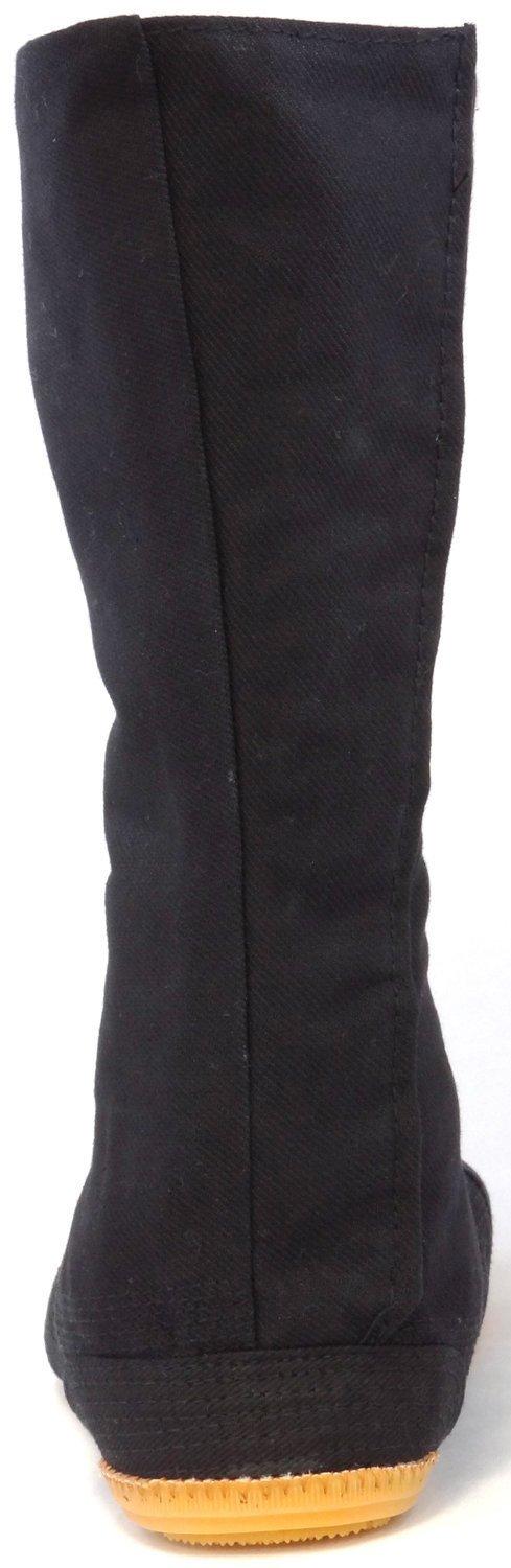 Rikio Ninja Shoes, Jikatabi, Rikkio Tabi Boots(US 5~12) Black/White!! +Travel Bag (US 12 (30cm), Black)