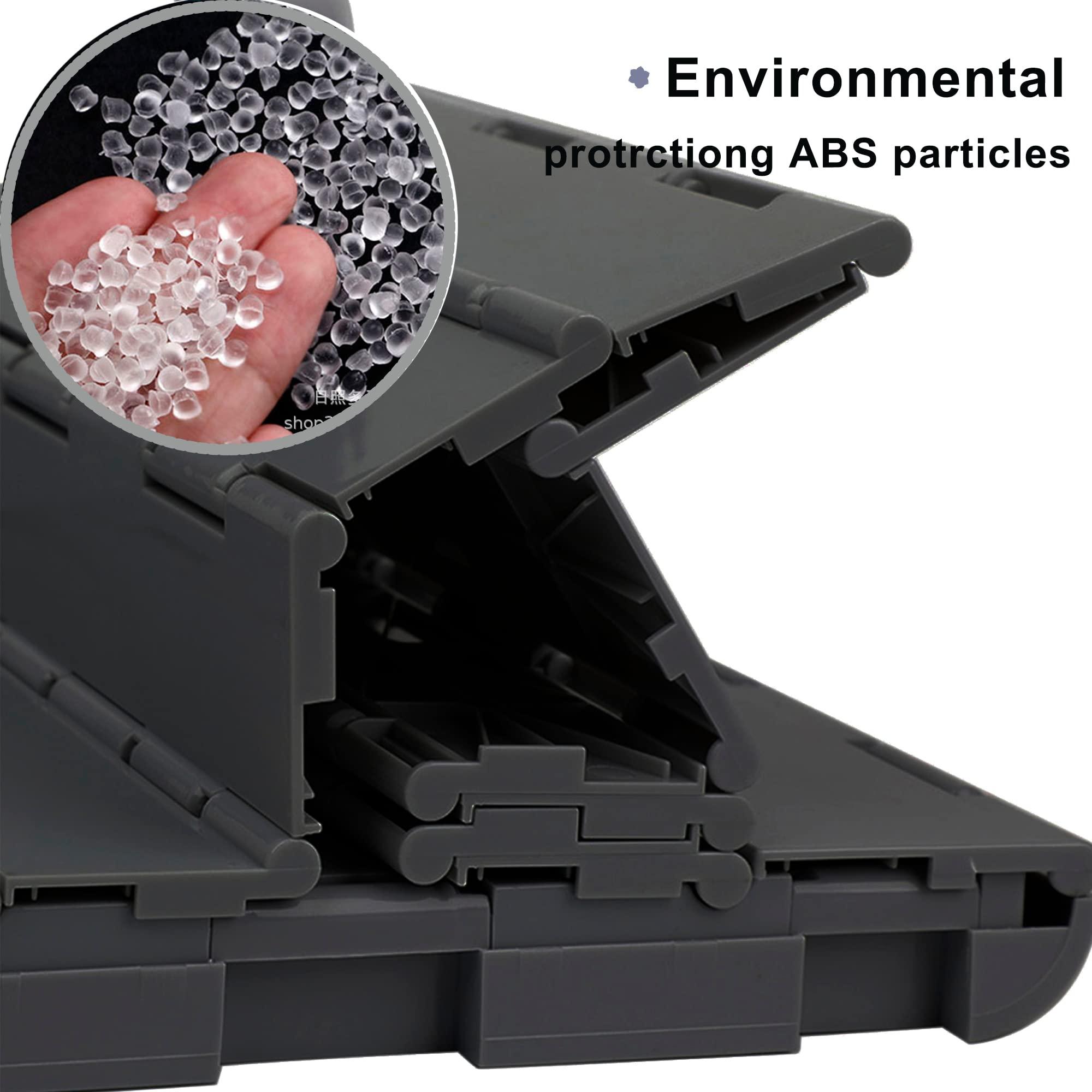 KINSPORY KINSPORY Camping Toilet, Portable Toilet for Adults & Kids, Foldable Potty & Outdoor Emergency Sanitation Products, Trash Can, Stool for Car Truck Camping Travel Hiking Fishing Long Trips (Deep Black)