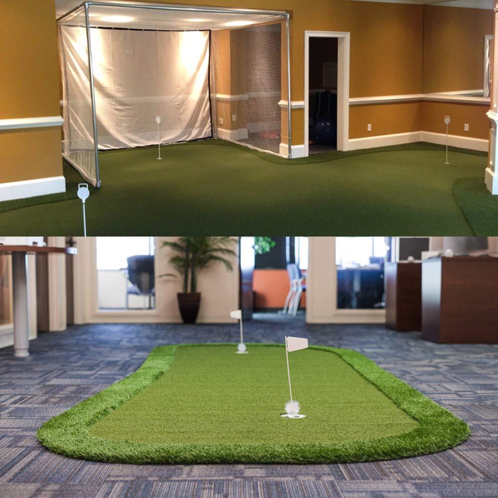 Petgrow Pro Putting Green Golf Artificial Grass Turf 5FTX44FT Indoor Outdoor Golf Training Mat, Synthetic Fake Grass for Baseball Football Gym Sports