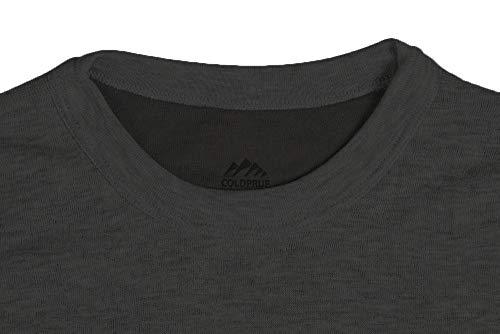 ColdPruf ColdPruf Platinum II Dual Layer Activewear Long Sleeve Crew Neck Men's Base Layer Top, Black, Medium
