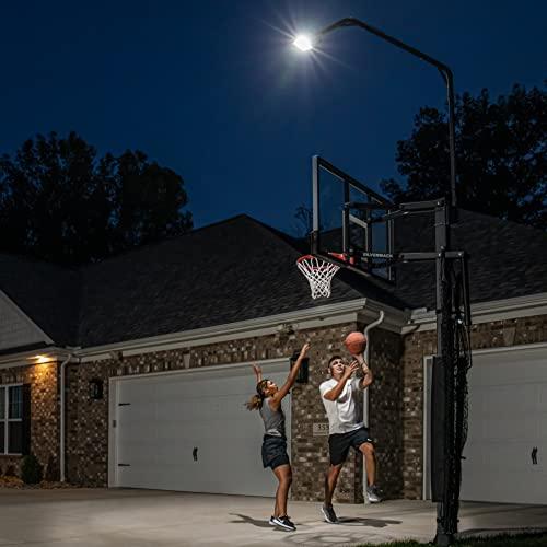 Silverback Silverback LED Basketball Hoop Light Illuminates Backboard, Rim, and Court and Fits Square Silverback and Goaliath In-Ground Hoops