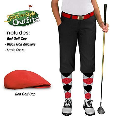 Golf Knickers Golf Knickers Start-In-Style Traditional (Plus Fours) Outfit for Ladies - Black - Size 8