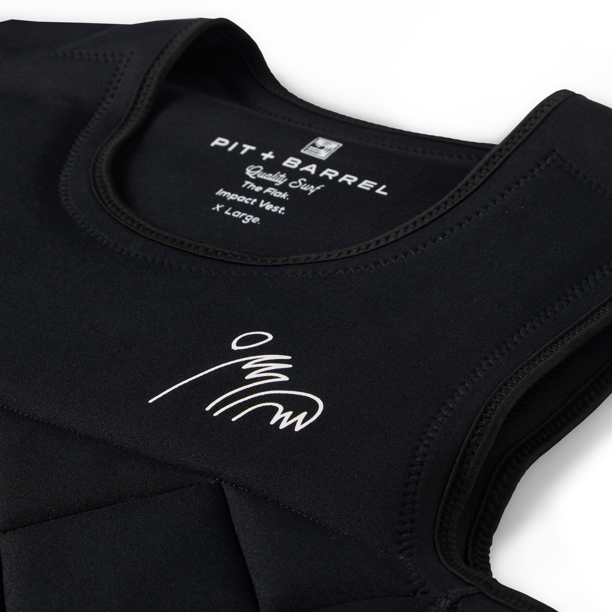 PIT AND BARREL Mens Neoprene Wakesurf Impact Vest for Boating by Pit + Barrel Wake Surf Co. - Designed for Wake Surf and Skimboard, but Great for All Watersports Activities! Lightweight, Durable, and Timeless Style.