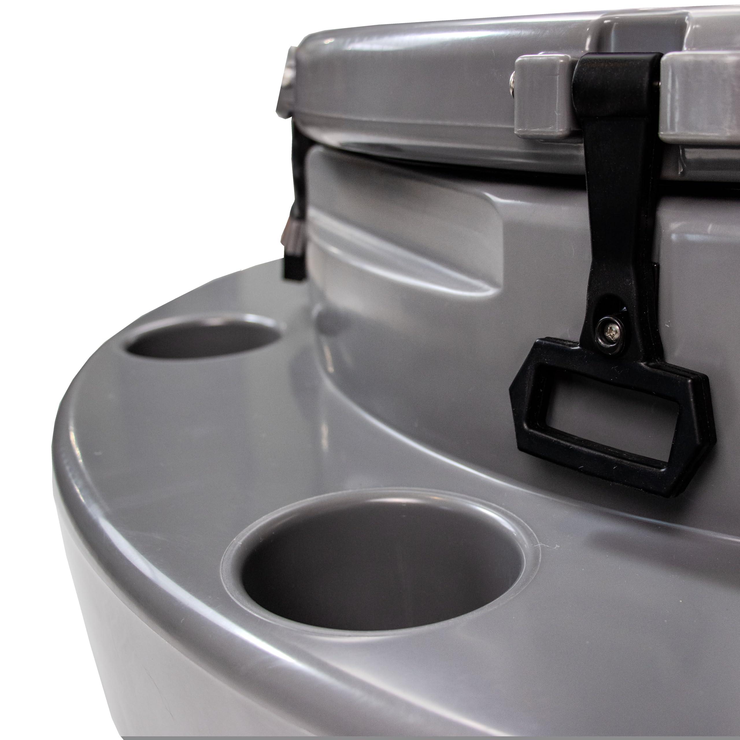 ICEBRG ICEBRG 65 Floating Bar Holds 65 Cans Insulated Floating Drink Station for Pool, Lake, River, or Boat (Graphite)