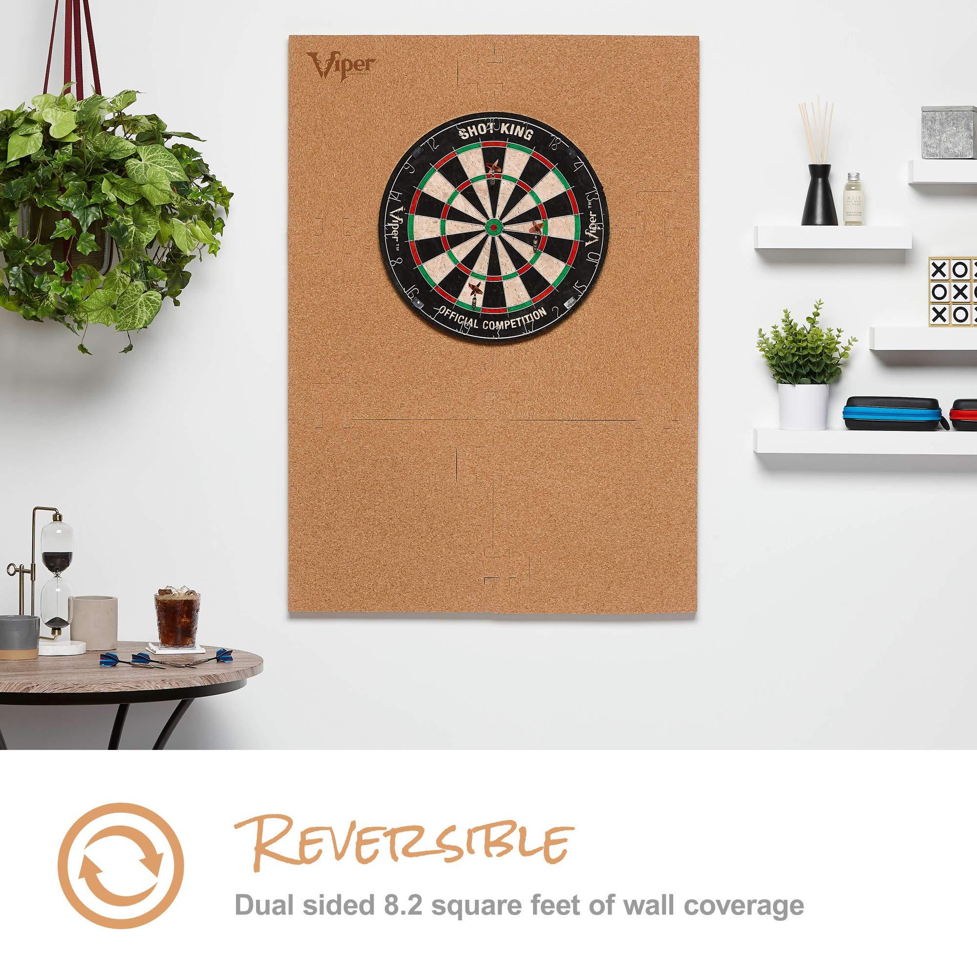 Viper Viper by GLD Products Wall Defender III Dartboard Surround Cork, Tan