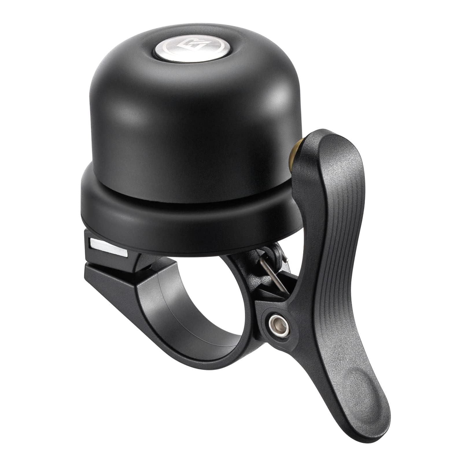 ROCKBROS ROCKBROS Bike Bell for Apple AirTag Hidden Bike Mount Bike AirTag Holder GPS Tracker Bike Bell Anti-Theft for Adults Suitable for 0.87''/22.2, 1''/25.4, 1.25''/31.8mm Diameter Handlebar