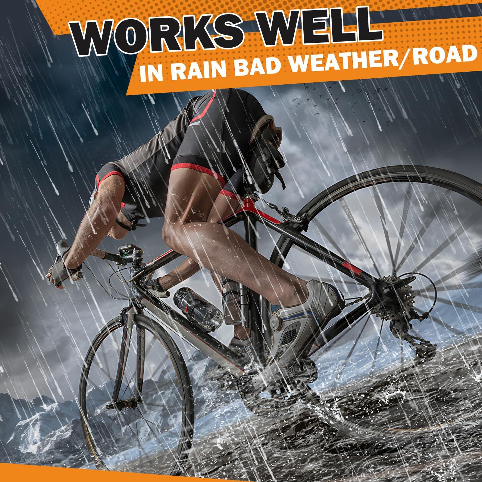 Alritz Alritz Bike Brake Pads Set, 4 Pairs Road Mountain Bicycle V-Brake Blocks Shoes with Hex Nut and Shims, No Noise No Skid, 70mm (Black)