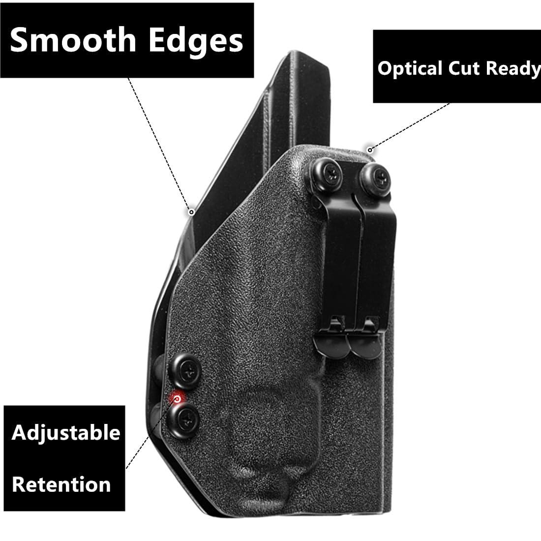 Yankai kydex IWB Holster for Taurus G3 Toro with Streamlight Tactical Flashlight TLR-7 TLR-7A Flex TLR-8 TLR-8A 500 Lumen Light Optics Red Dot Cut Concealed Carry