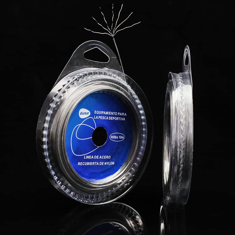 NineFit Basics Stainless Steel Fishing Fishing Line Stainless Steel Lead Wire 10LB 20LB 30LB 40LB 50LB 60LB 80LB 100LB 120LB 140LB 160LB 200LB (30LB)