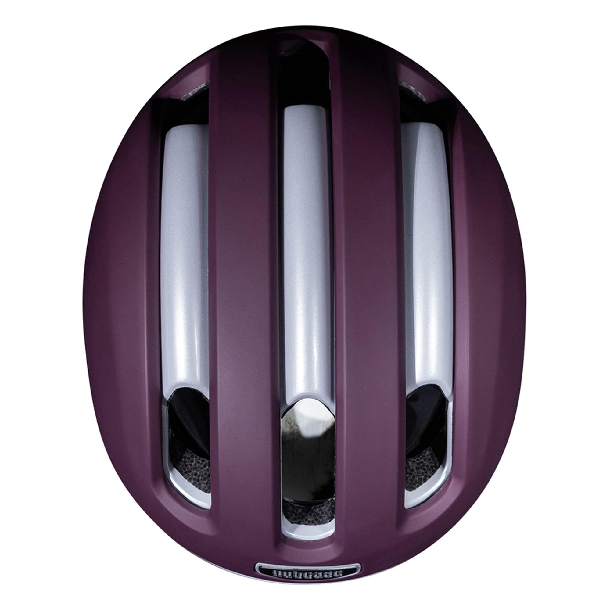 Nutcase Nutcase, VIO Adventure Bike Helmet and MIPS Protection for Road Cycling and Commuting - Plum MIPS - Large/Extra Large