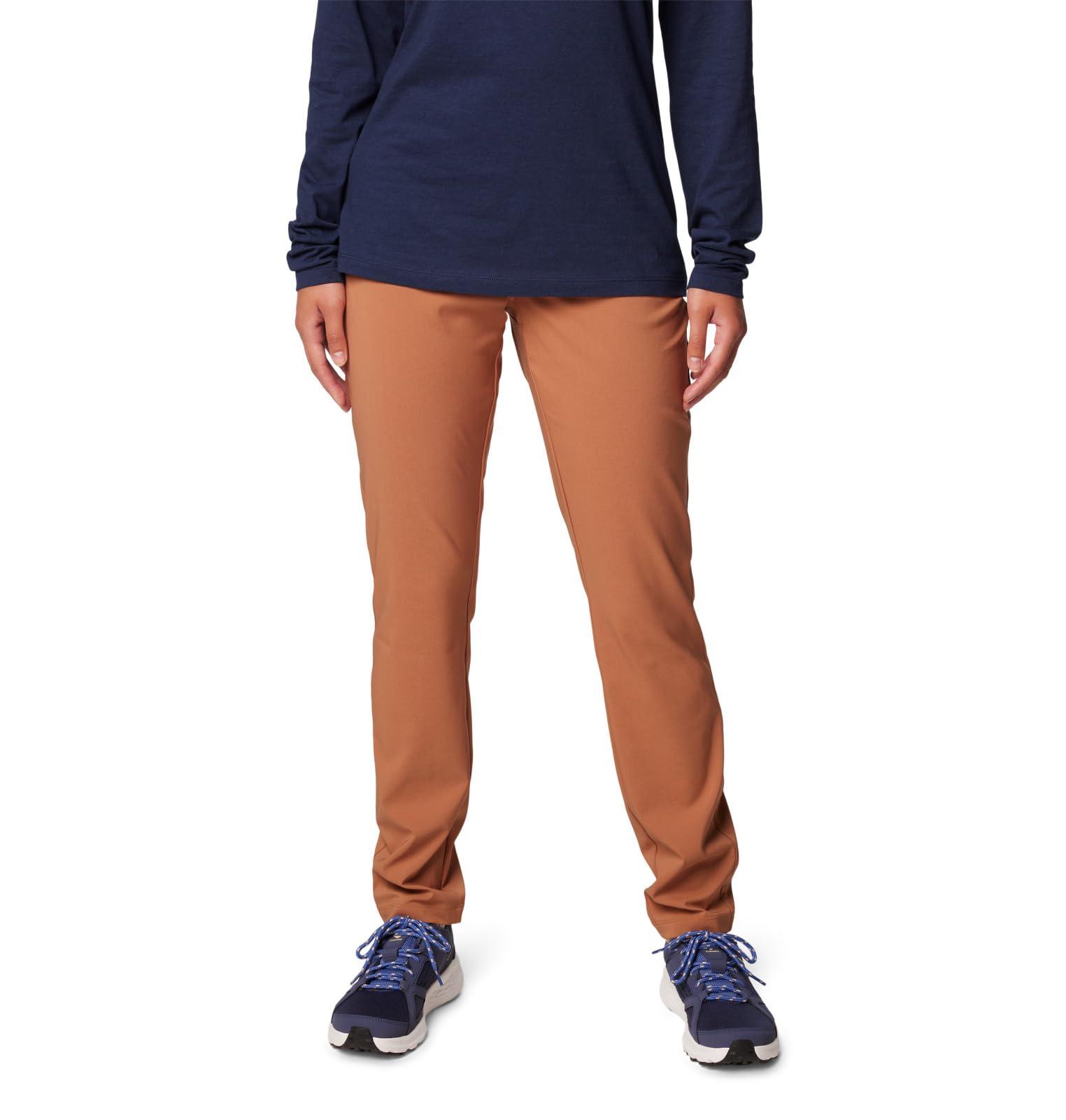 Columbia Columbia Women's Anytime Slim Pull-On Pant II, Camel Brown, X-Small